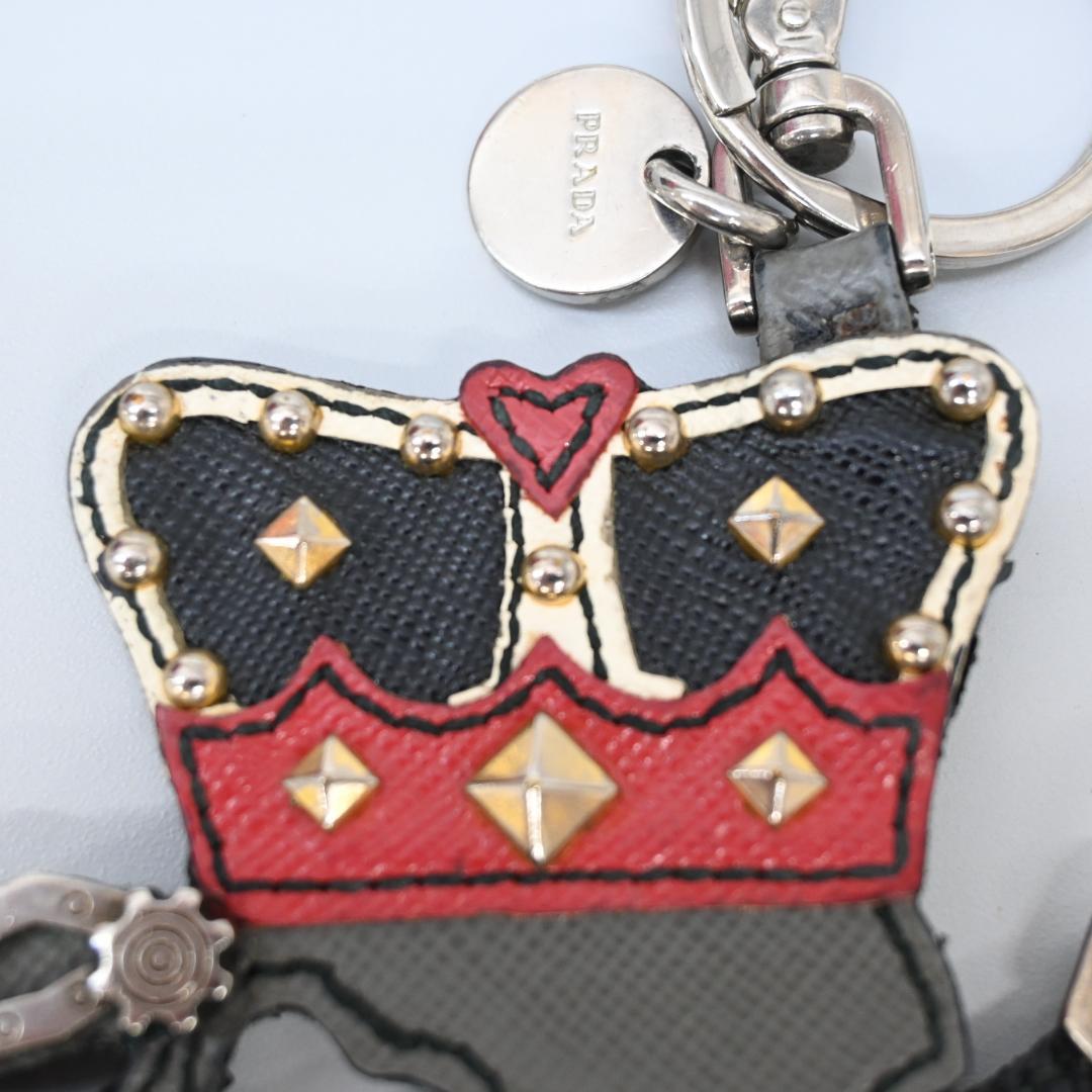 ■ 46543★PRADA プラダ キーホルダー チャーム スカル
