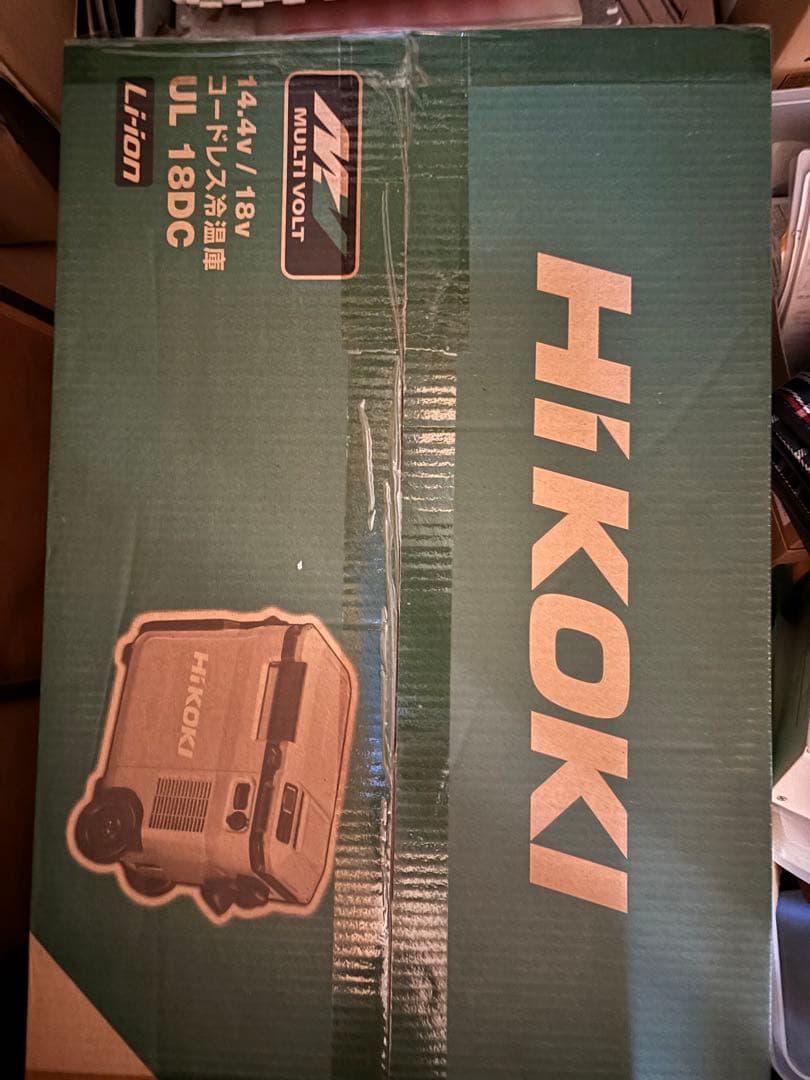 HIKOKI コードレス冷温庫 UL 18DC フォレストグリーン