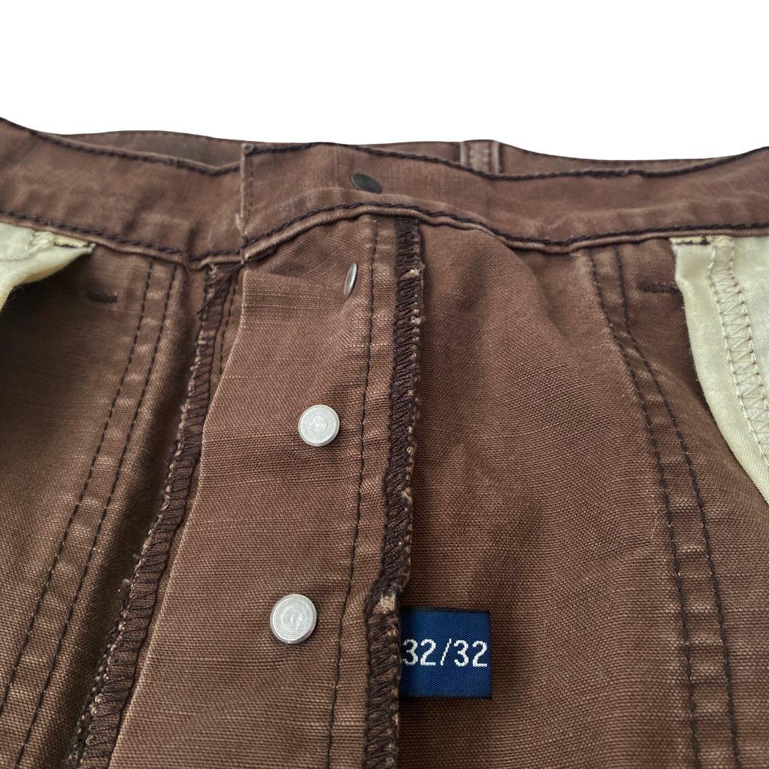 90s USA製 Polo ラルフローレン ヴィンテージ加工 ワークパンツ