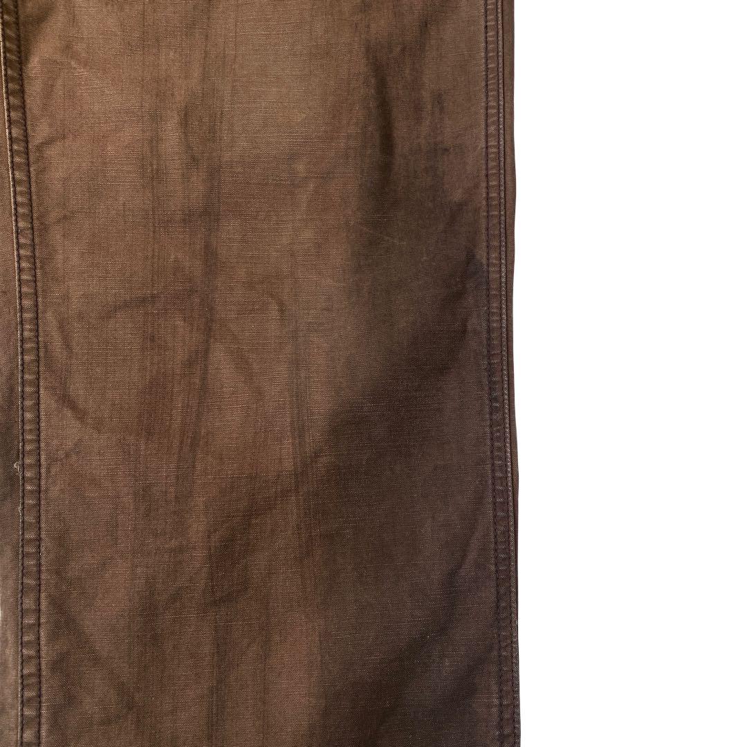 90s USA製 Polo ラルフローレン ヴィンテージ加工 ワークパンツ