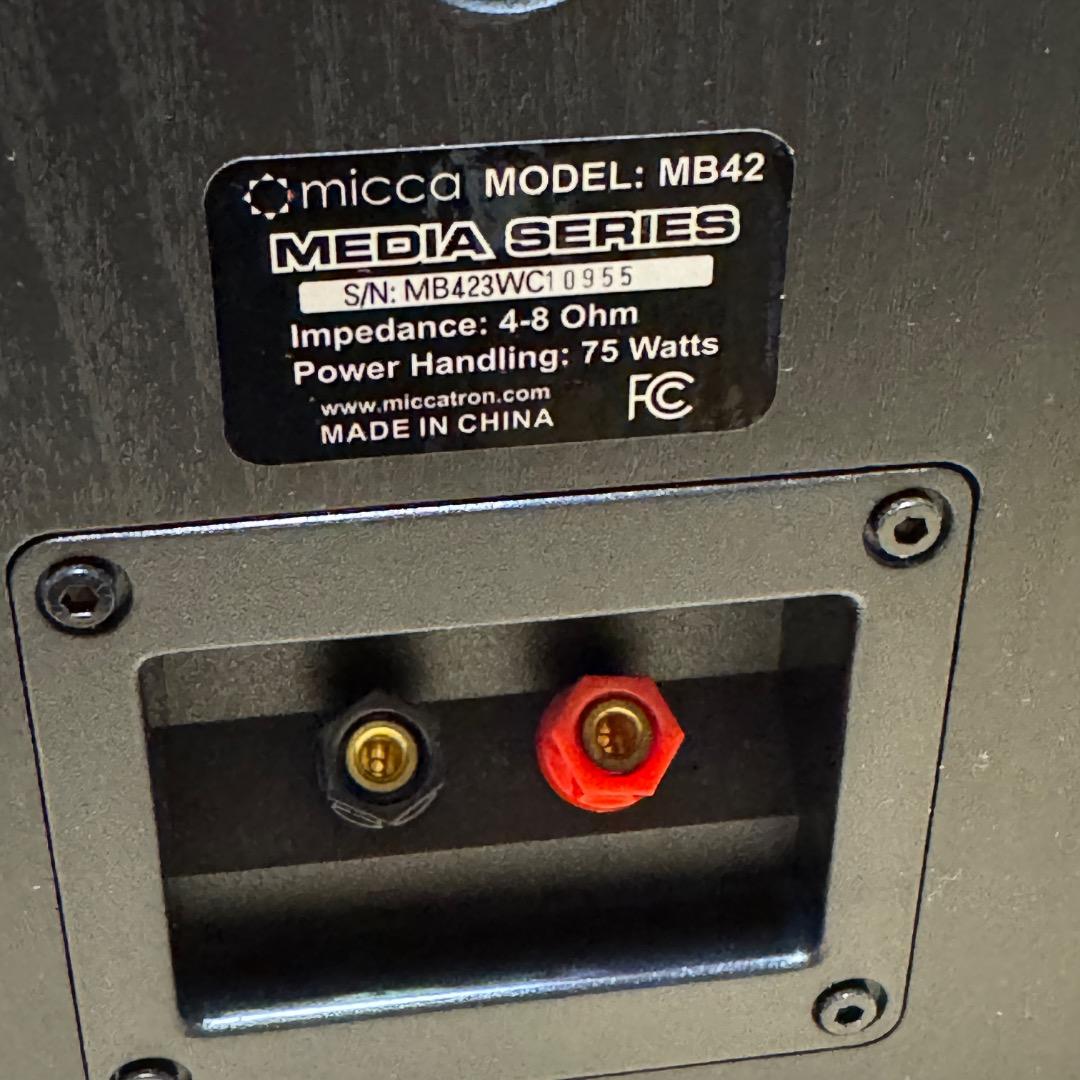 C*】様 Micca MB42 小型 ブックシェルフ スピーカー