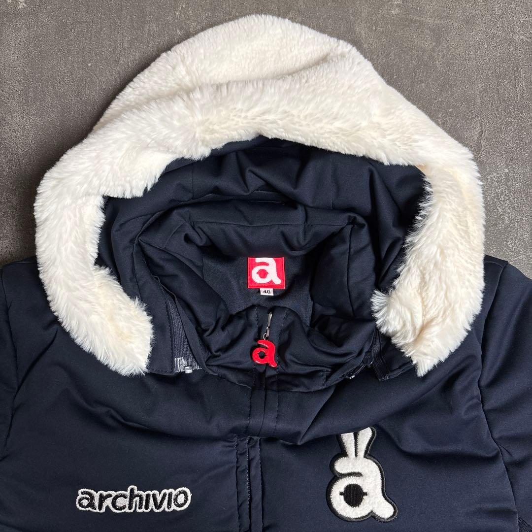 美品⭐︎archivio アルチビオ フード付きダウンジャケット
