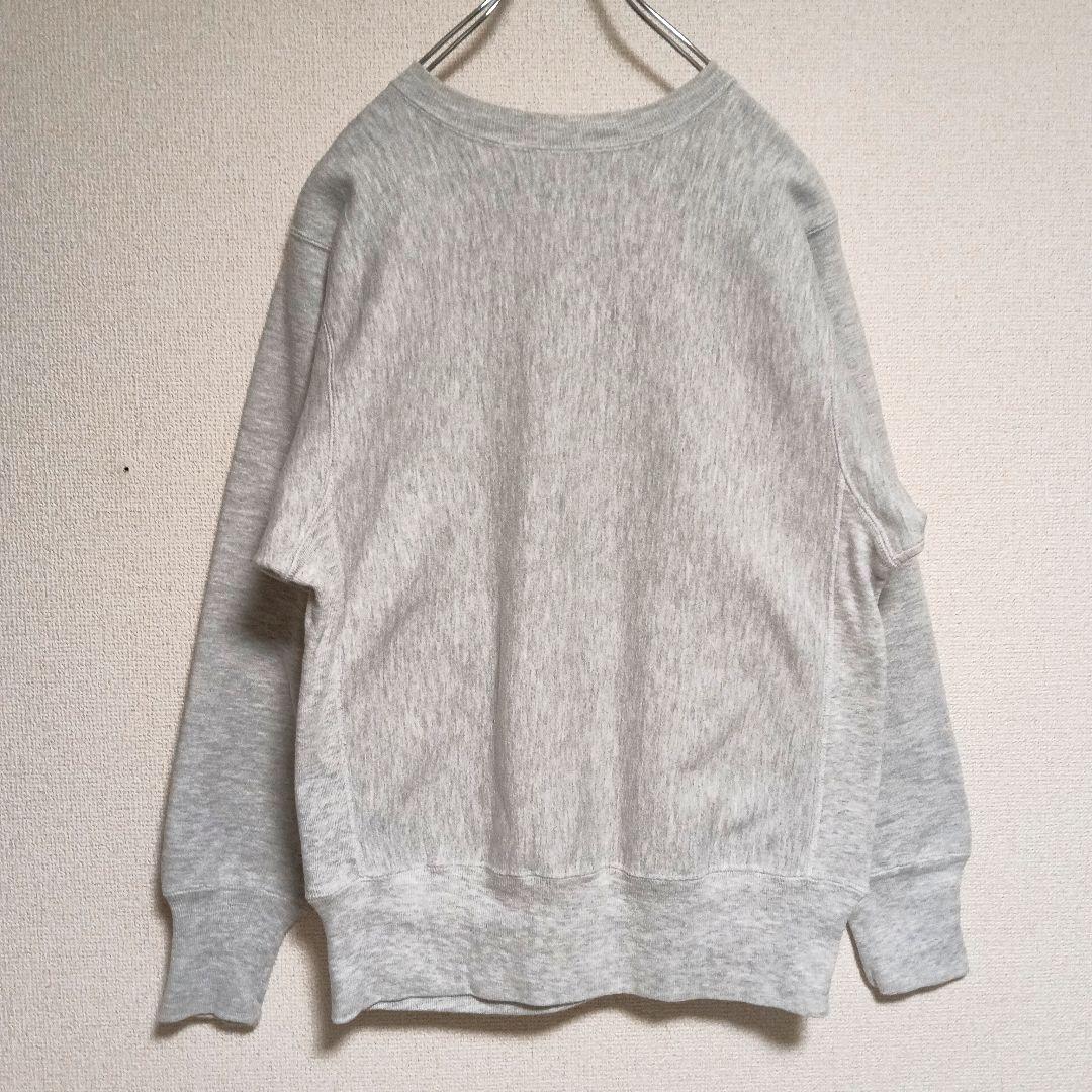 90s チャンピオン リバースウィーブ スウェット グレー 目あり 刺繍