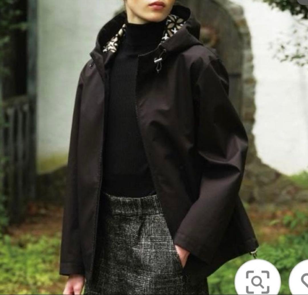 DRESSTERIOR☆高密度ツイルフーデッドブルゾン34