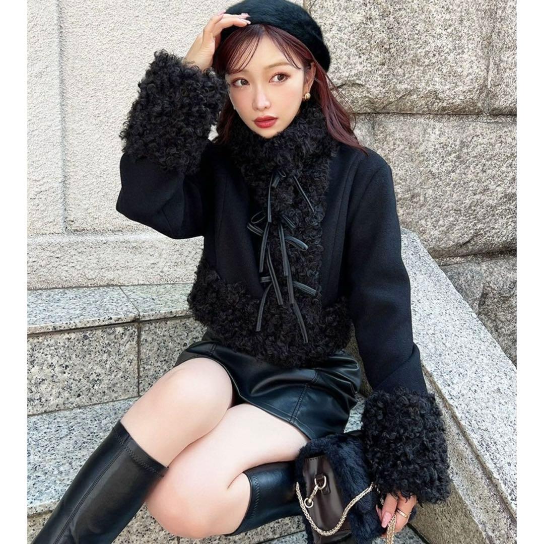 RESEXXY ポイントフェイクファーブルゾン