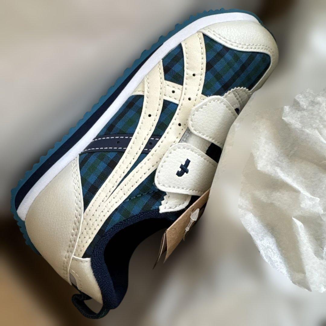 familiar asics コラボスニーカー 17.5センチ