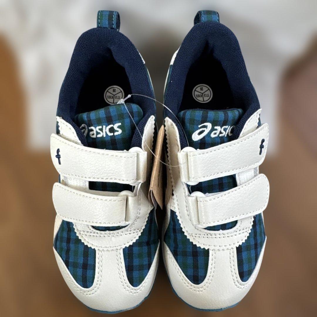 familiar asics コラボスニーカー 17.5センチ