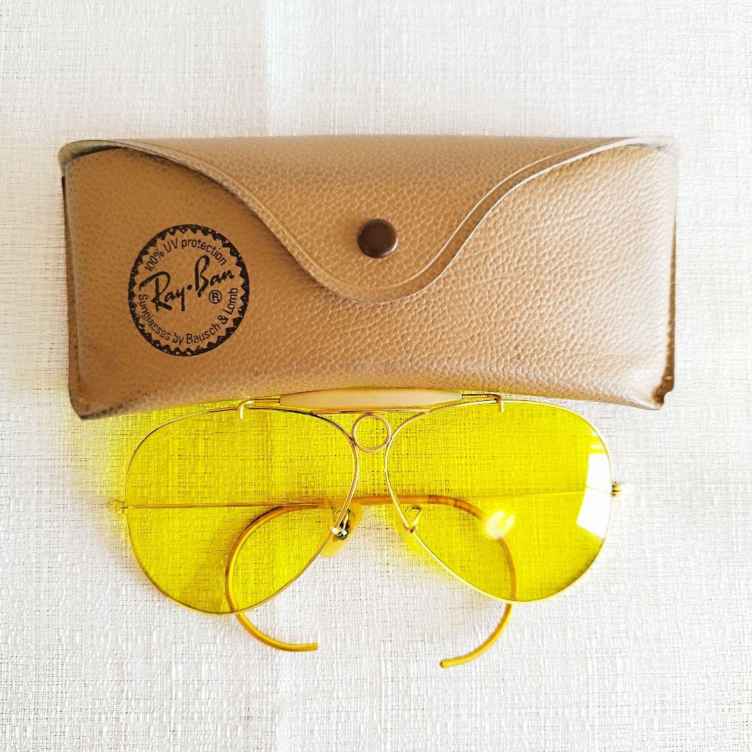 希少✨レイバン　ボシュロム　カリクローム　シューター　イエロー　ヴィンテージ