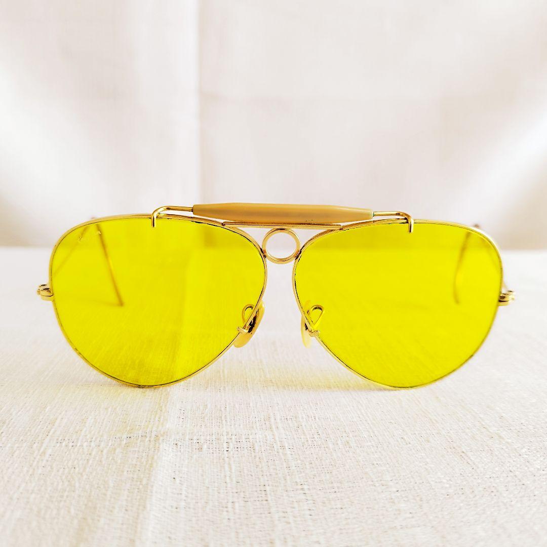 希少✨レイバン　ボシュロム　カリクローム　シューター　イエロー　ヴィンテージ