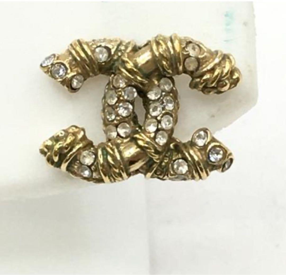 ！美品！　CHANEL シャネル　ピアス　ココマーク　ゴールド　60A