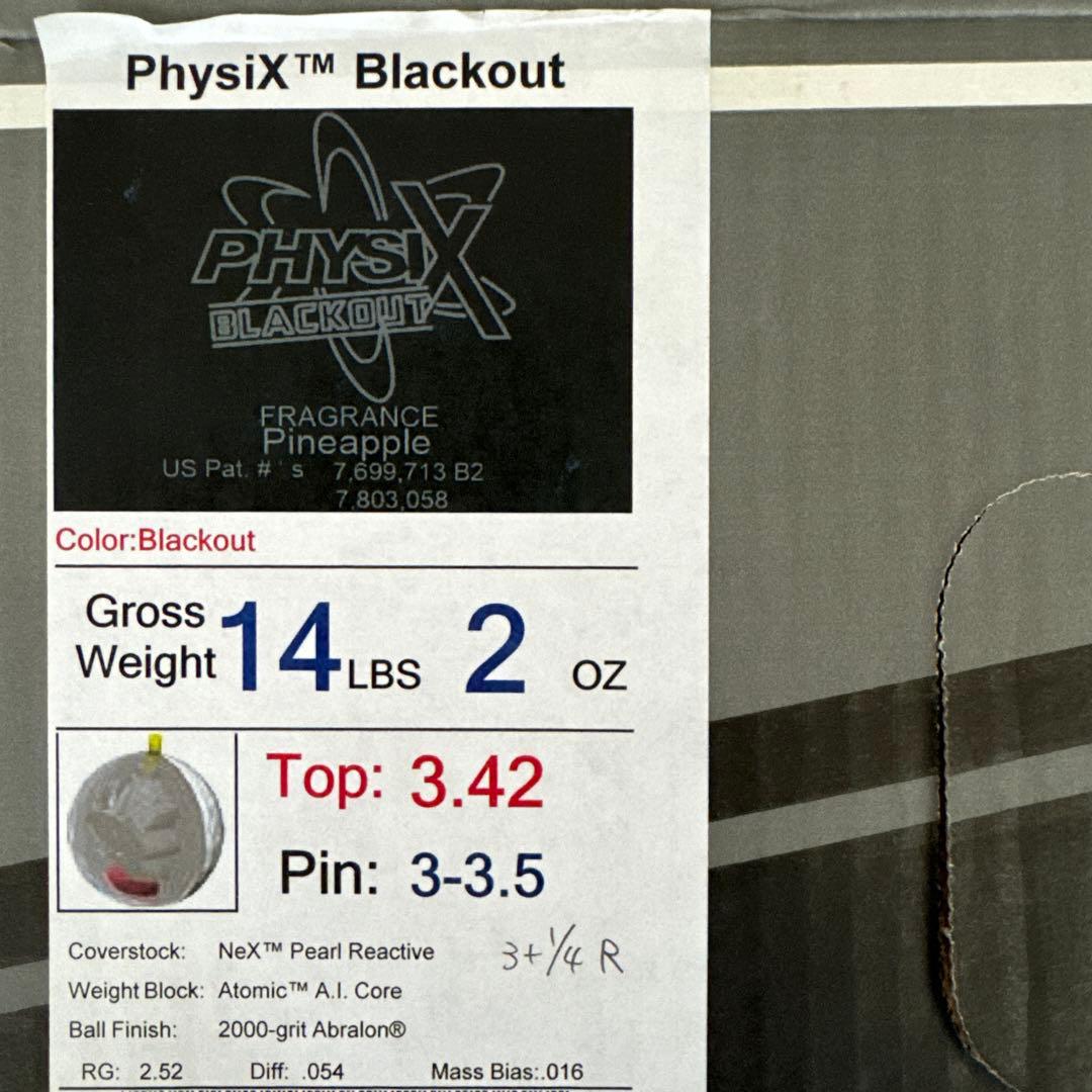 PHYSIX BLACKOUT フィジックスブラックアウト 14ポンド 中古美品