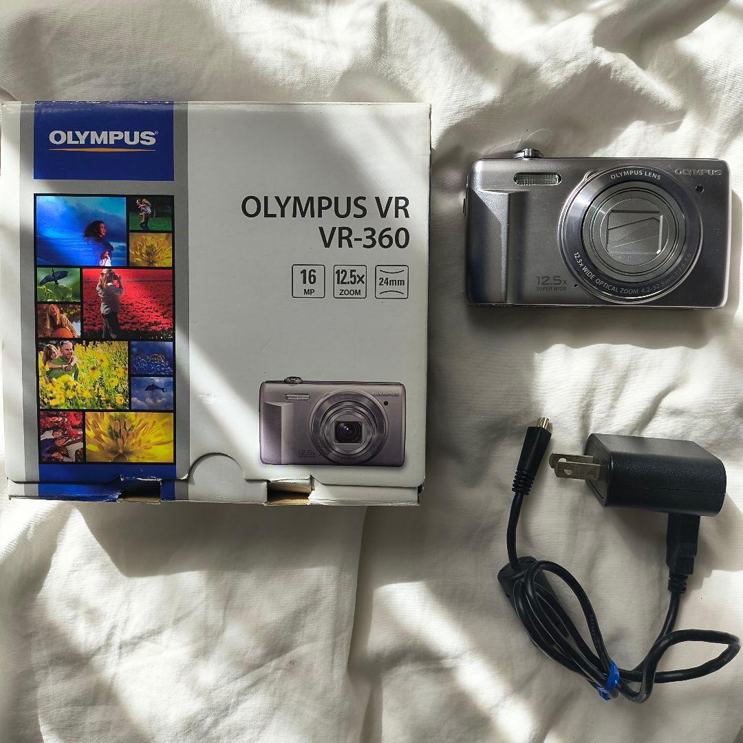 【箱つき美品】VR-360 サブ機にも最適。扱いやすい高倍率コンデジ