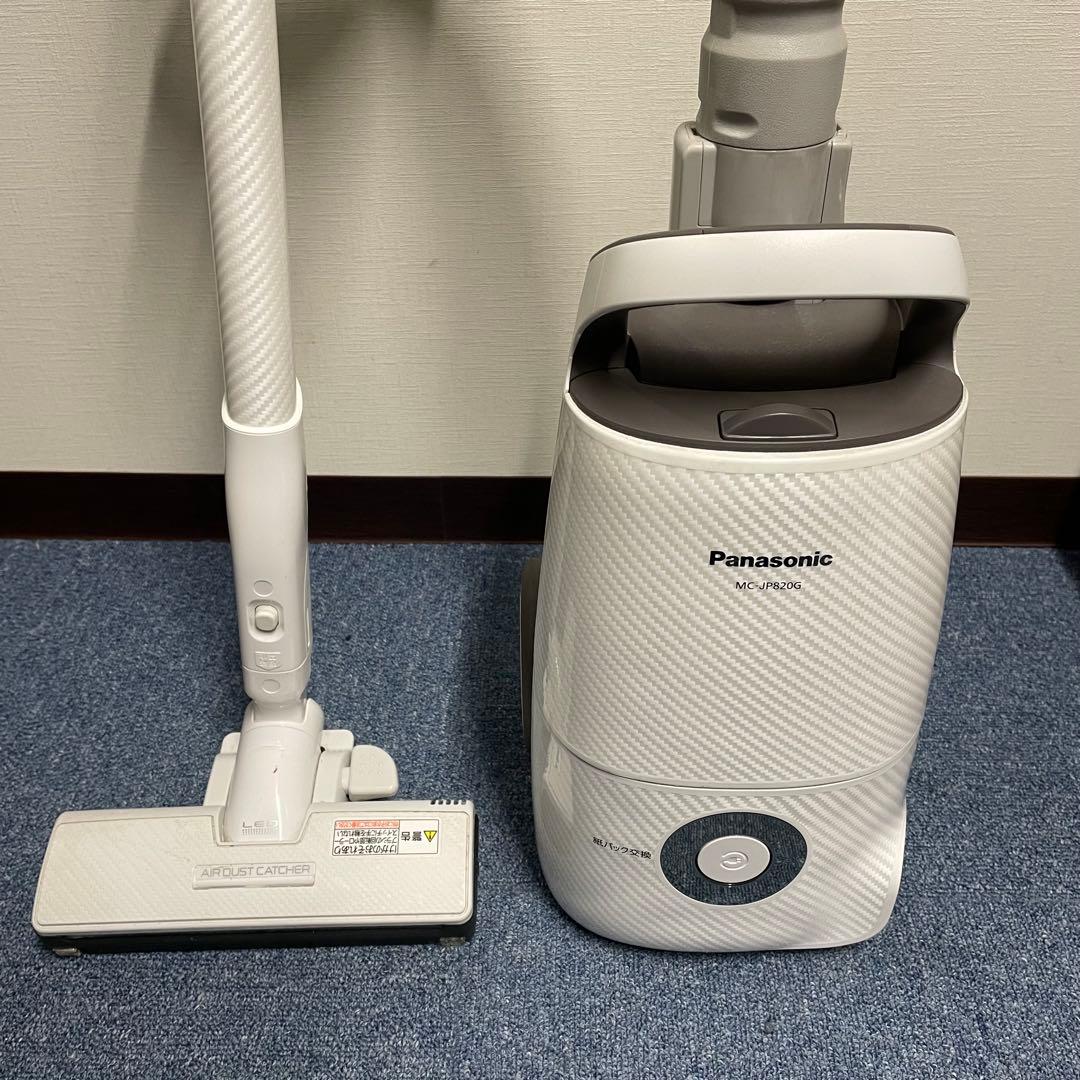 Panasonic 紙パック式掃除機 クリーンセンサー搭載 MC-JP820G