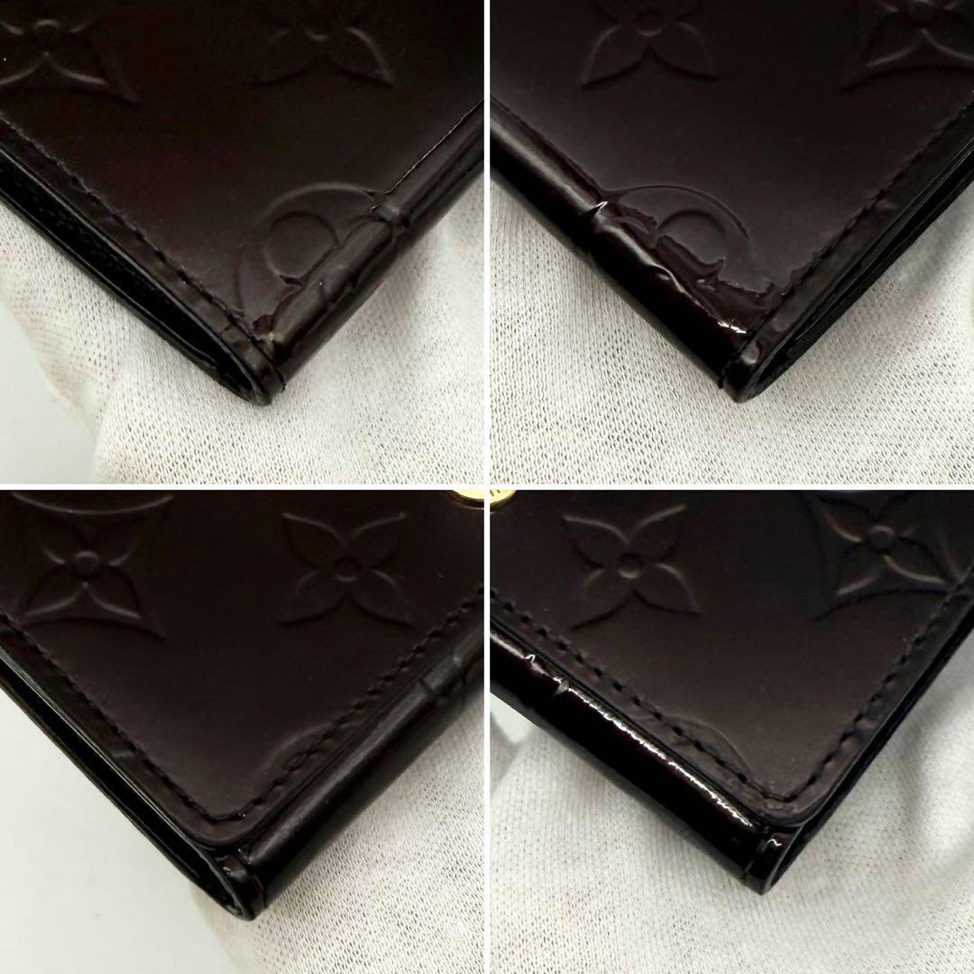 ✨極美品✨ルイヴィトン ヴェルニ 名刺カード入れ ヴィジット アマラントボルドー