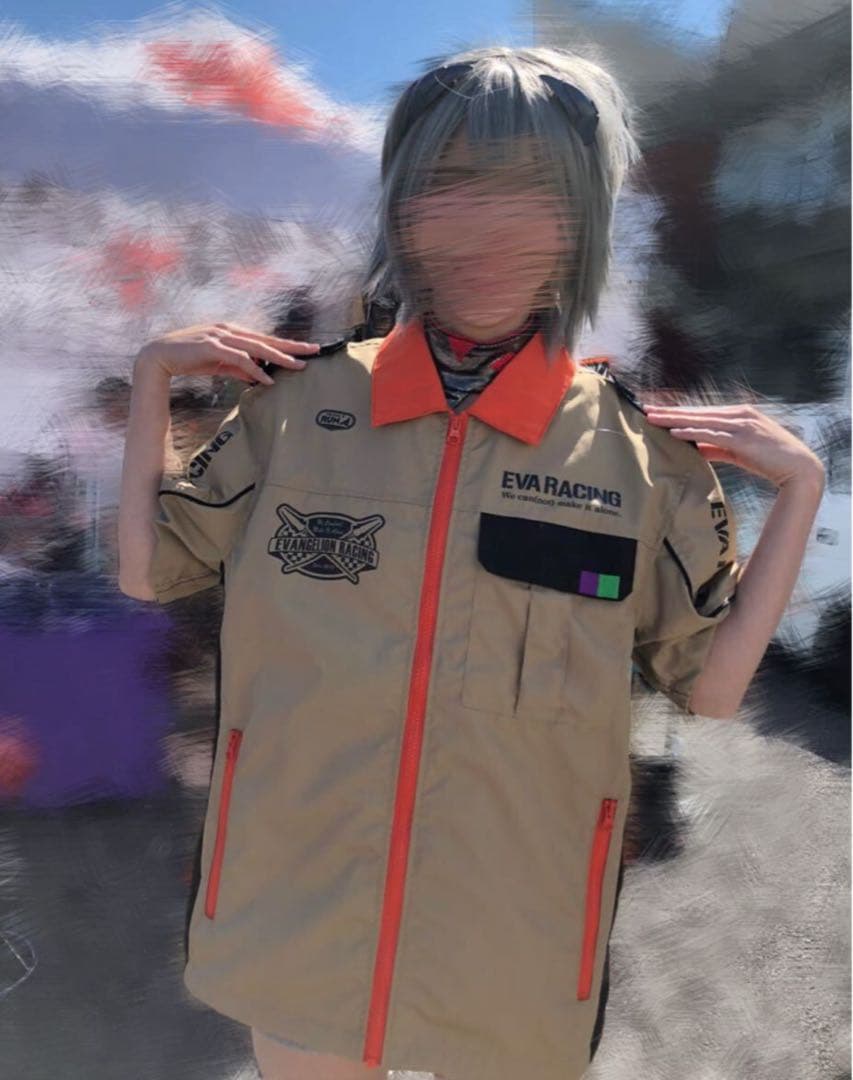 完売品2018エヴァンゲリオンレーシング ZIPシャツ Lサイズ デッドストック