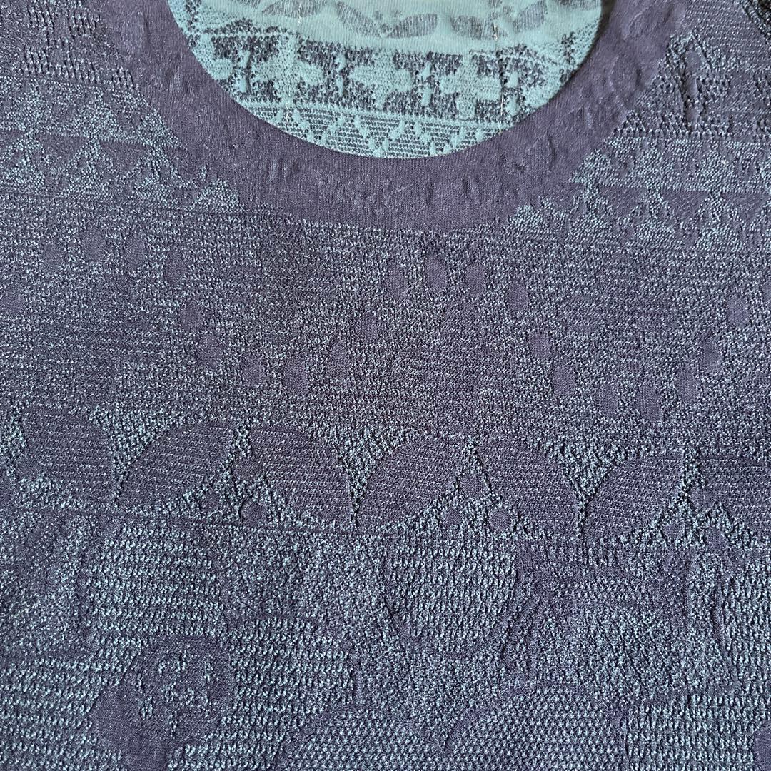 佐藤繊維 M &kyoko リバーシブル長袖カットソー