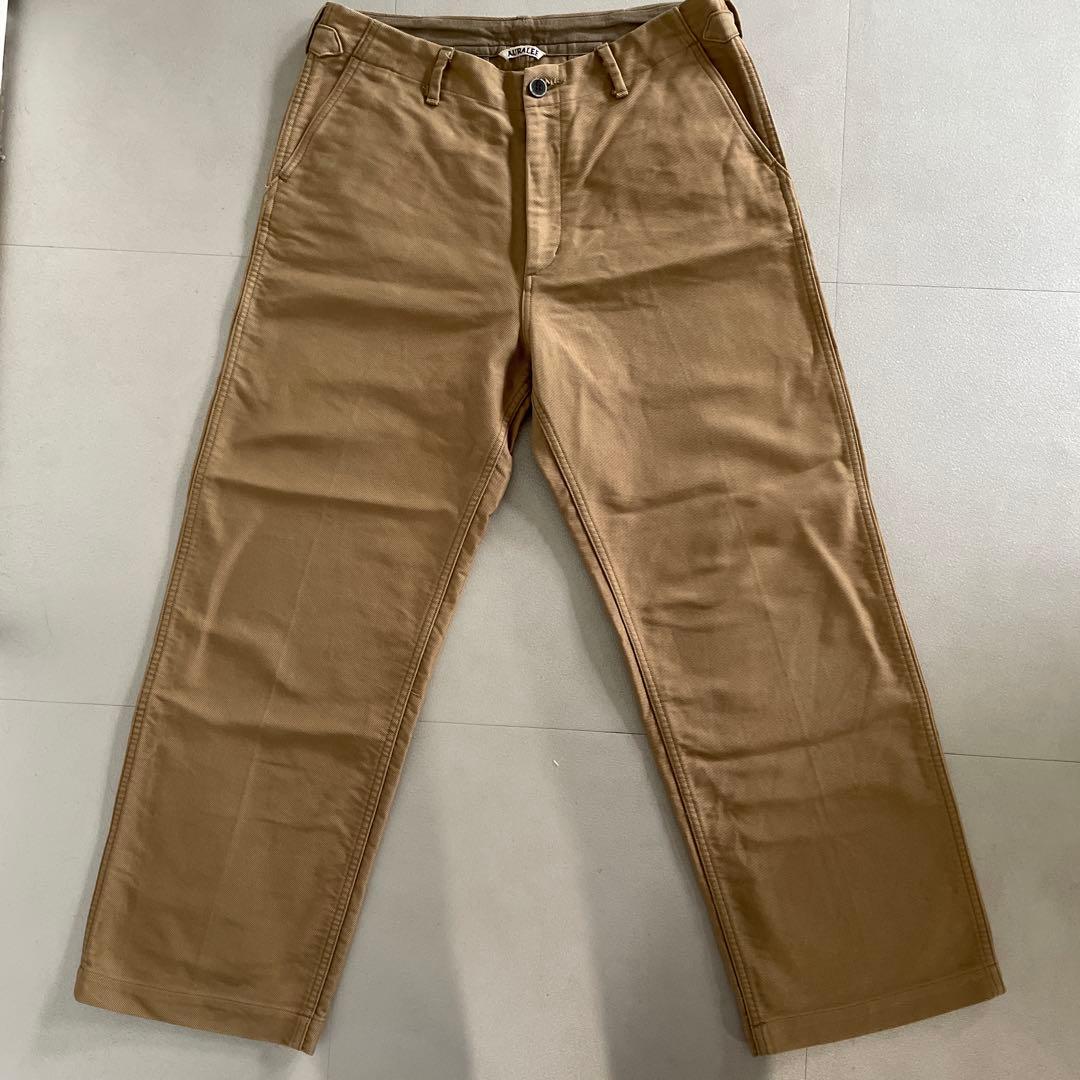 AURALEE FINX MOLESKIN WIDE PANTS / サイズ４