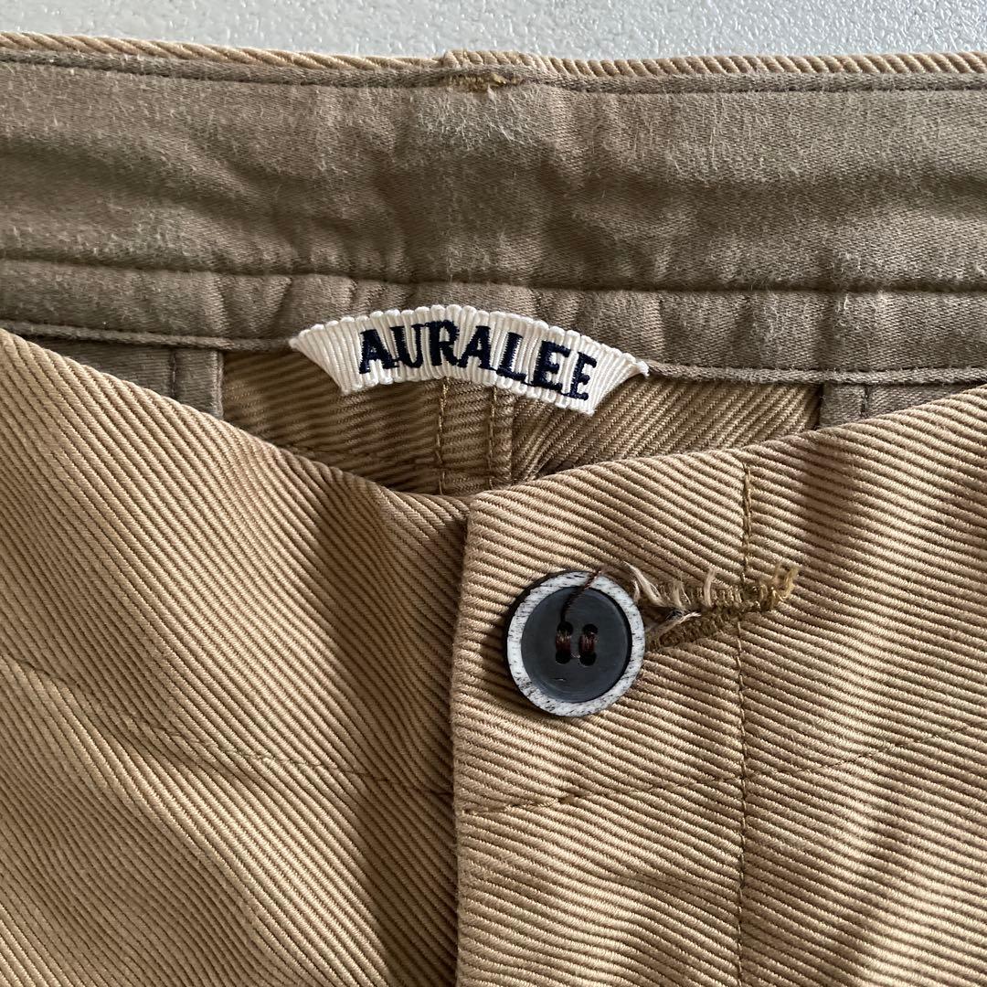 AURALEE FINX MOLESKIN WIDE PANTS / サイズ４