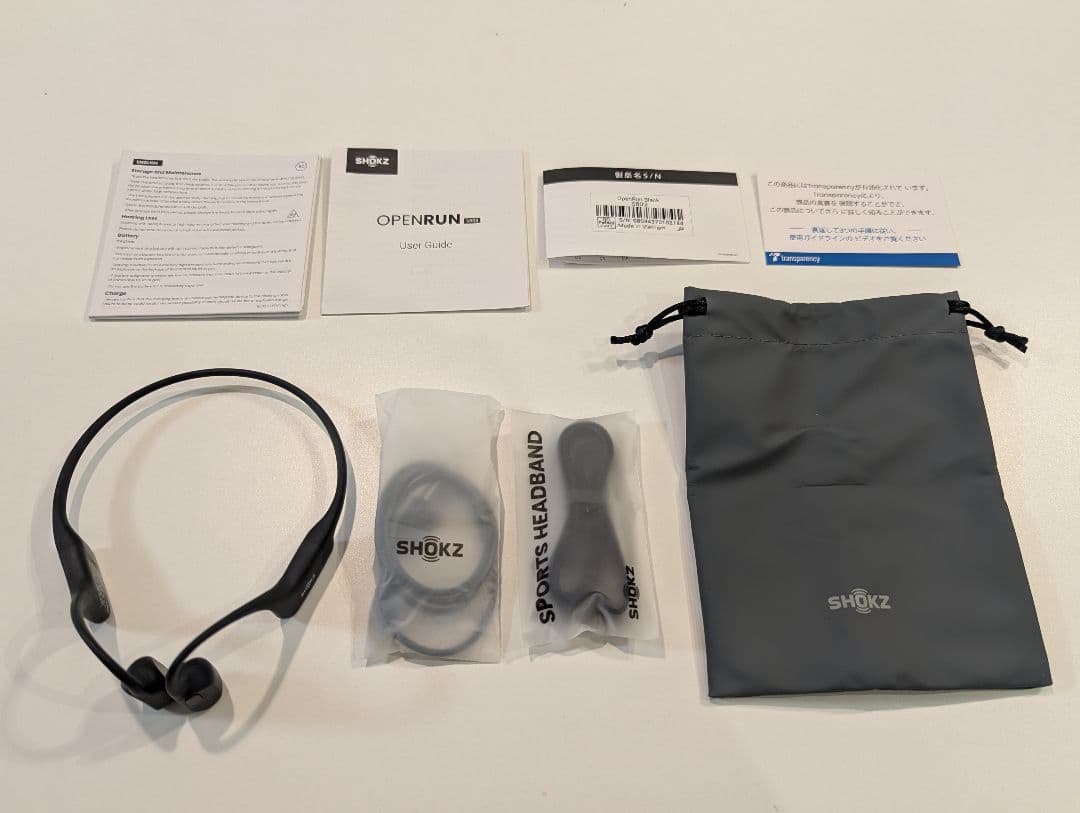 【美品】SHOKZ OPENRUN S803 ブラック