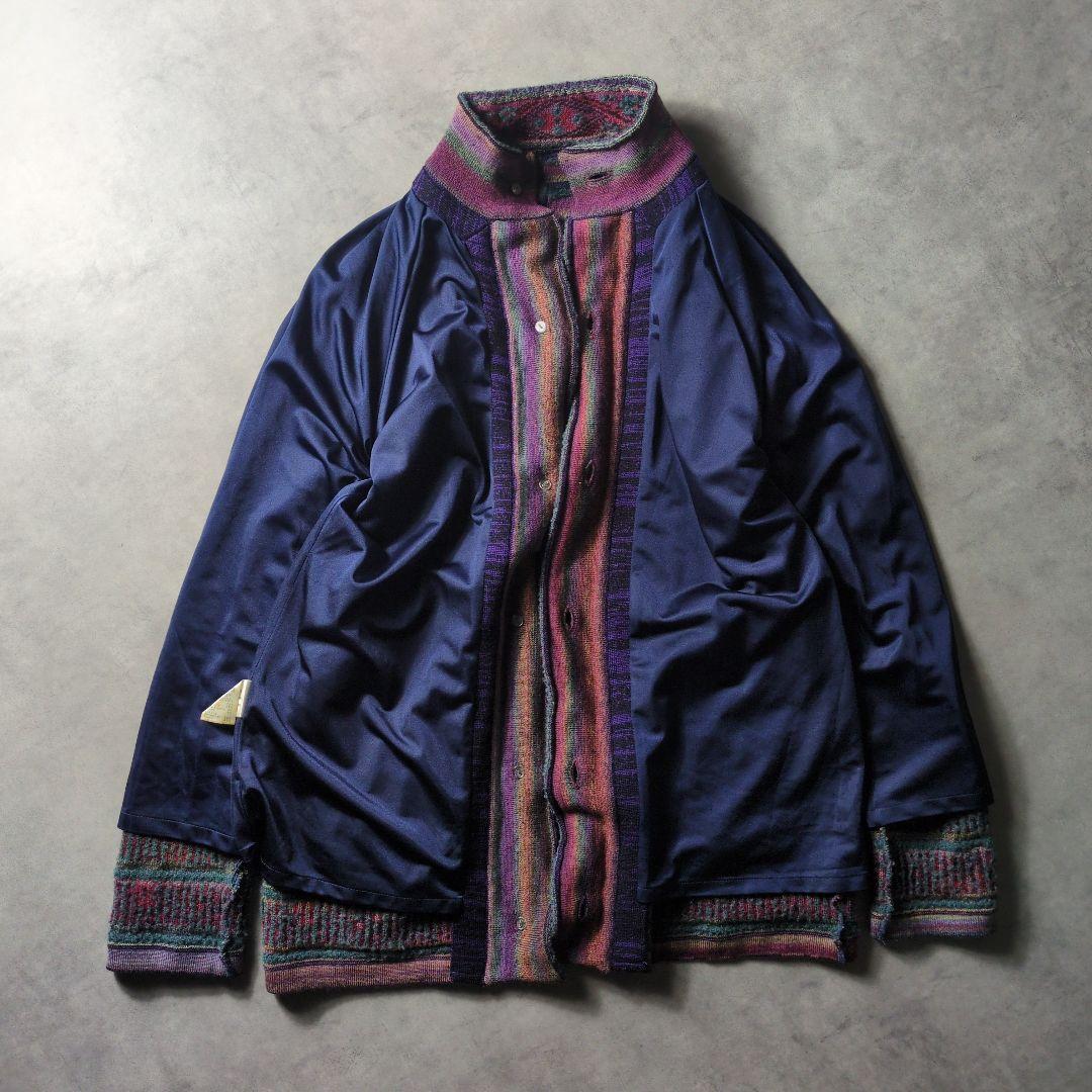 М.&KYOKO 佐藤繊維 ニットコート ロングカーディガン