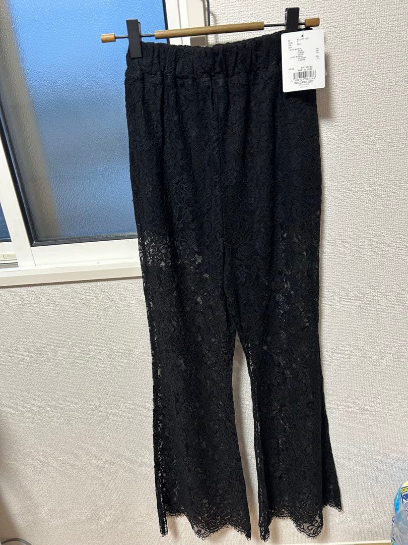 WCJ レースフレアパンツ WCJ-PP-100BLK ブラック
