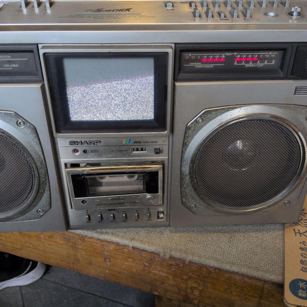 SHARP カセットデッキ　ラジオ　CT-6001