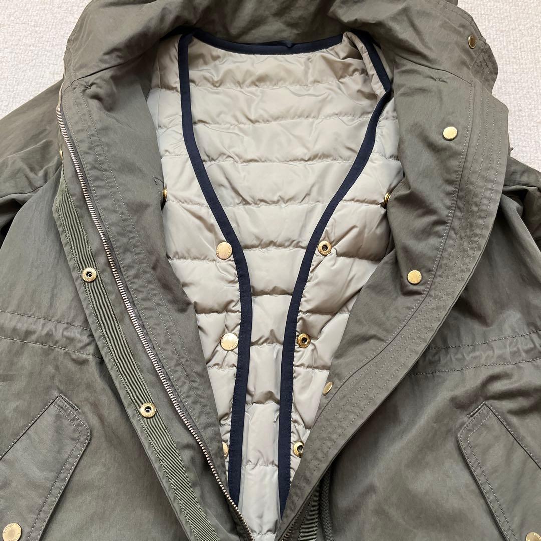 SUN⭐︎TATRAS フード付きモッズコート オリーブグリーン　Sサイズ