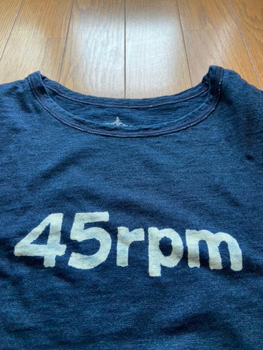 miiiii　45rpm インディゴ Tシャツ