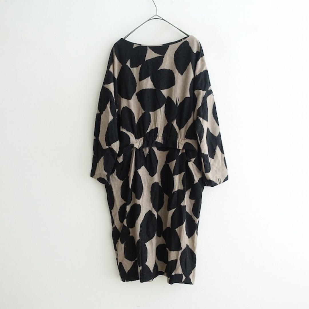 【中古品】ミナペルホネンslow dance カシミヤワンピース　38サイズ