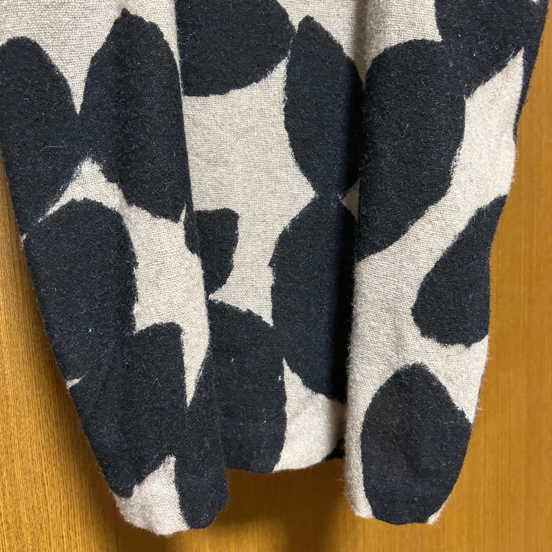 【中古品】ミナペルホネンslow dance カシミヤワンピース　38サイズ