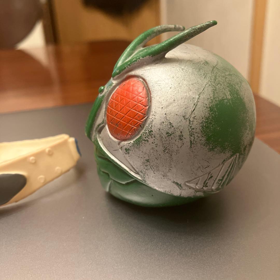 ヴィンテージ バンダイ 仮面ライダー ソフビ ヘルメット & ベルト