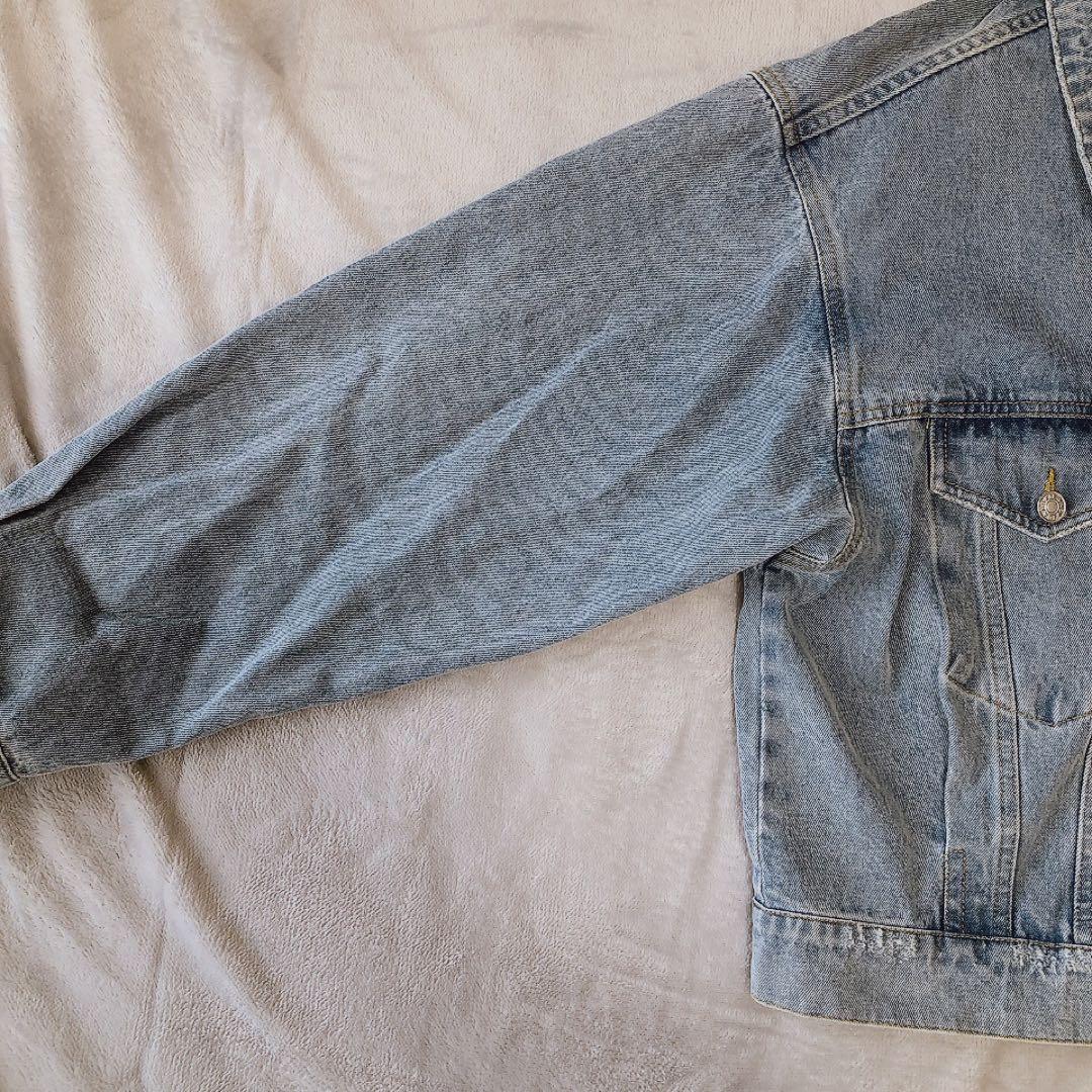 【美品】anana アナナ オーバーサイズデニムジャケット グレディブリリアン