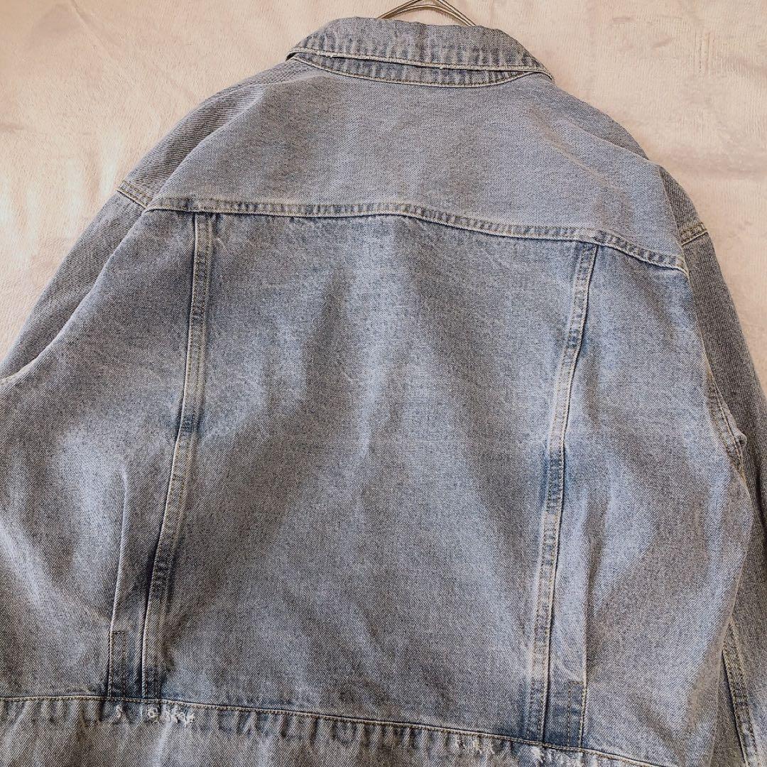 【美品】anana アナナ オーバーサイズデニムジャケット グレディブリリアン