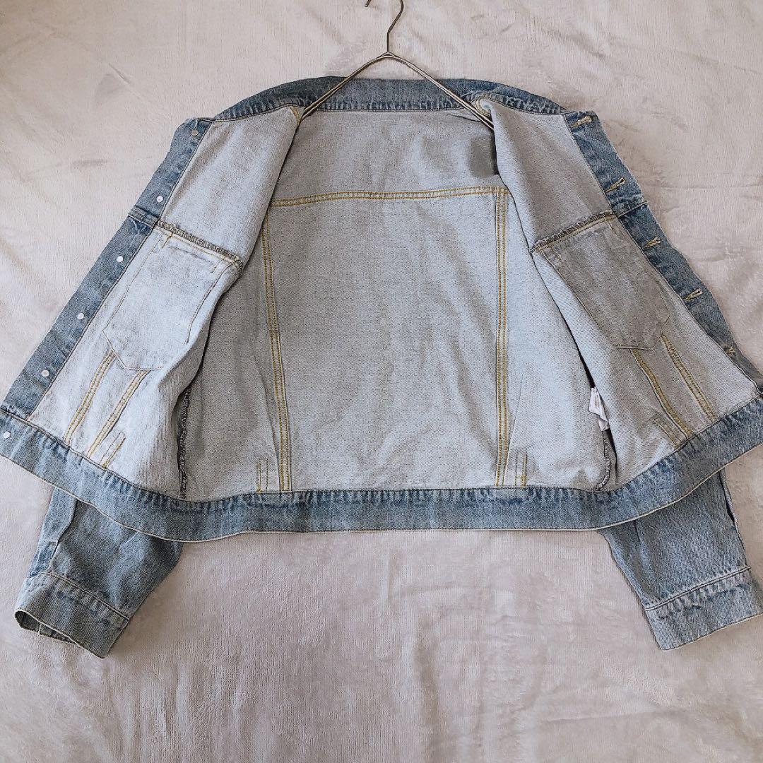 【美品】anana アナナ オーバーサイズデニムジャケット グレディブリリアン