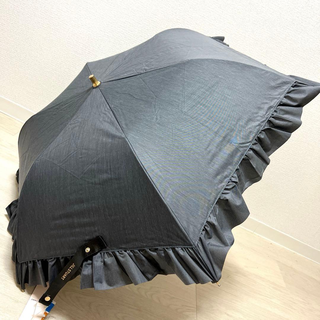 新品ジル スチュアート １級遮光 晴雨兼用 折りたたみ傘 開閉が楽 GL
