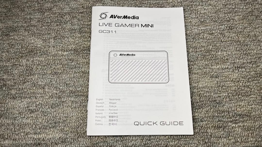 AVerMedia GC311 LIVE GAMER MINIキャプチャーボード