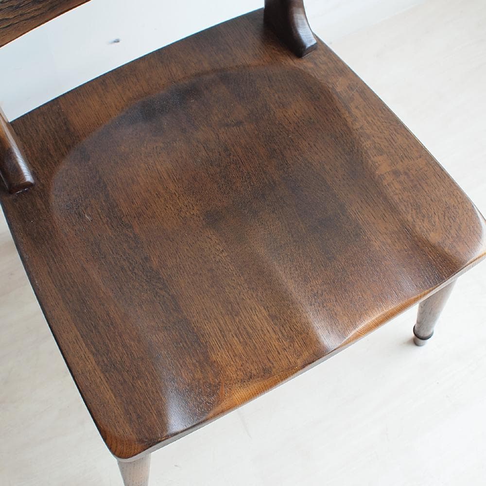 柏木工 ウィルダネス オーク無垢材 ダイニングチェア ZR23939