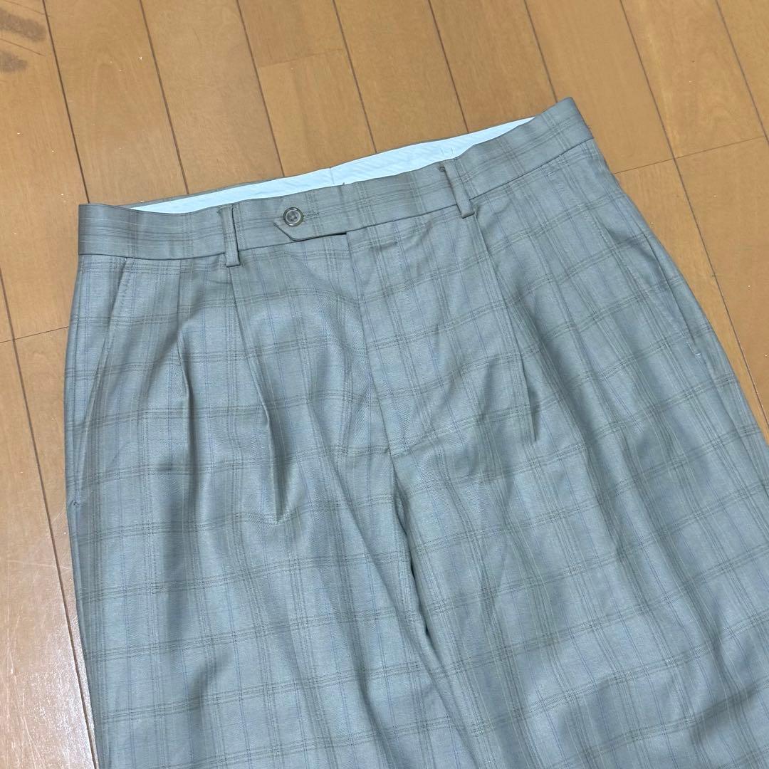 【極太】ワイドスラックス ワイドパンツバギーパンツ バギースラックス レーヨン