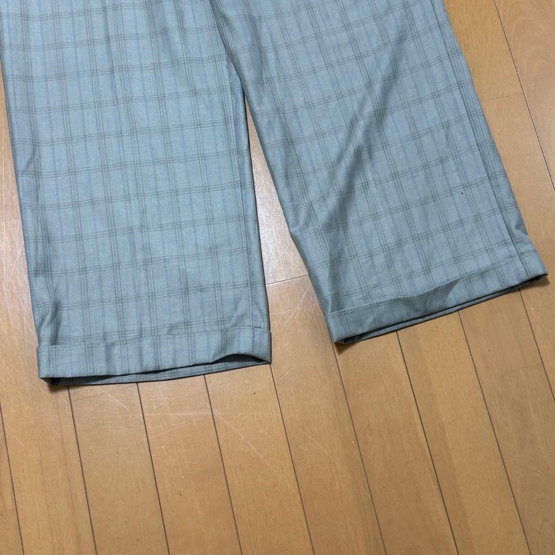 【極太】ワイドスラックス ワイドパンツバギーパンツ バギースラックス レーヨン