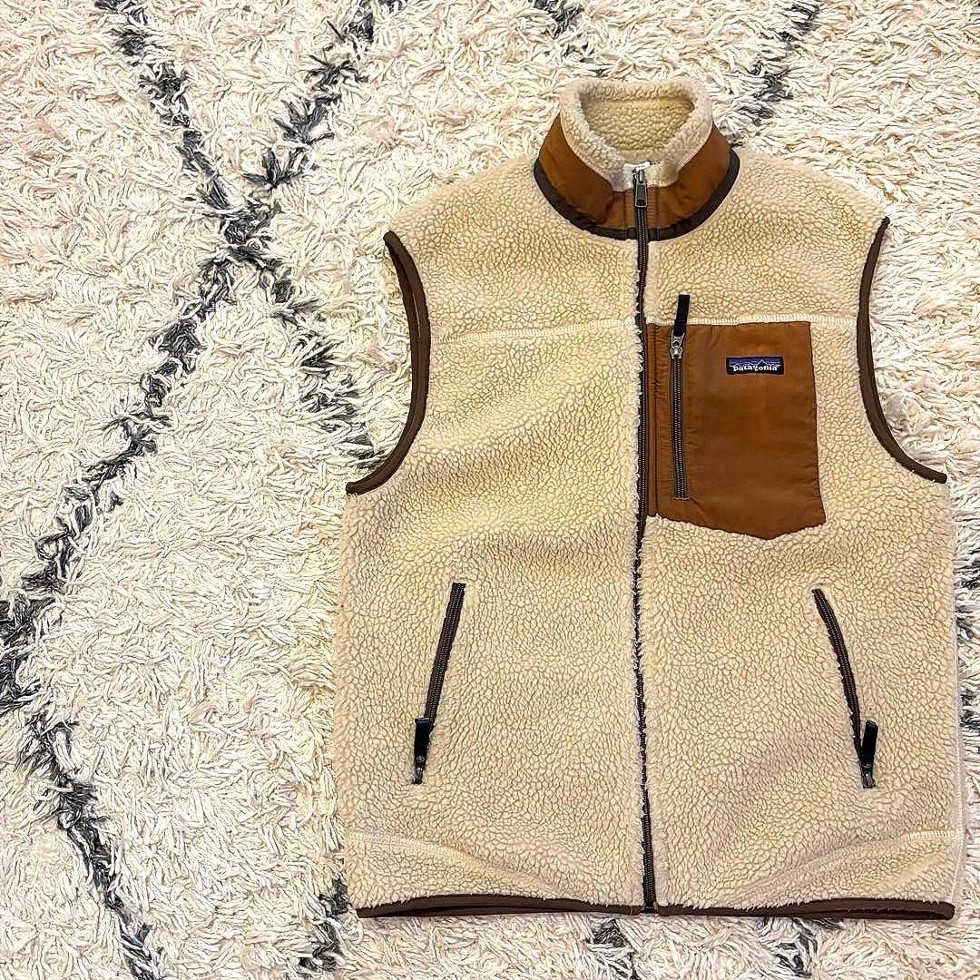 【00s】希少カラー　patagonia レトロX ベスト ベージュ　ブラウン