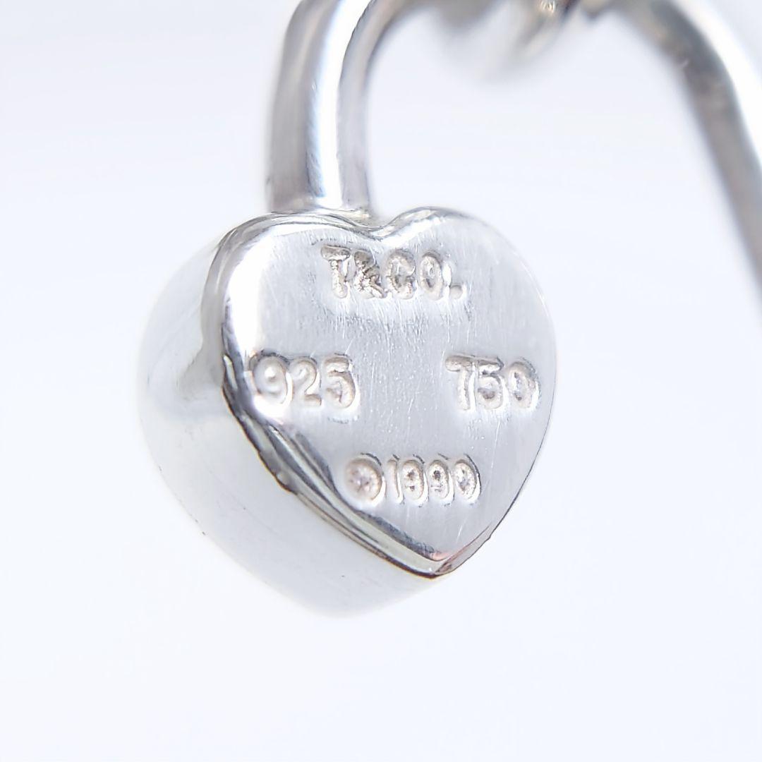 ✨極美品✨ティファニー ダブルハート ソリッド フック バングル 750/925