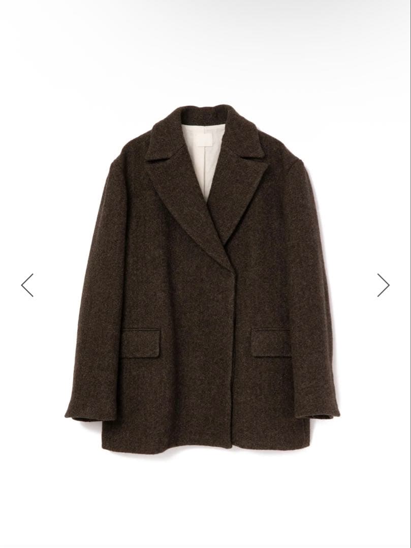リエルリシェrielleriche Wool Jacket Coat:Brown