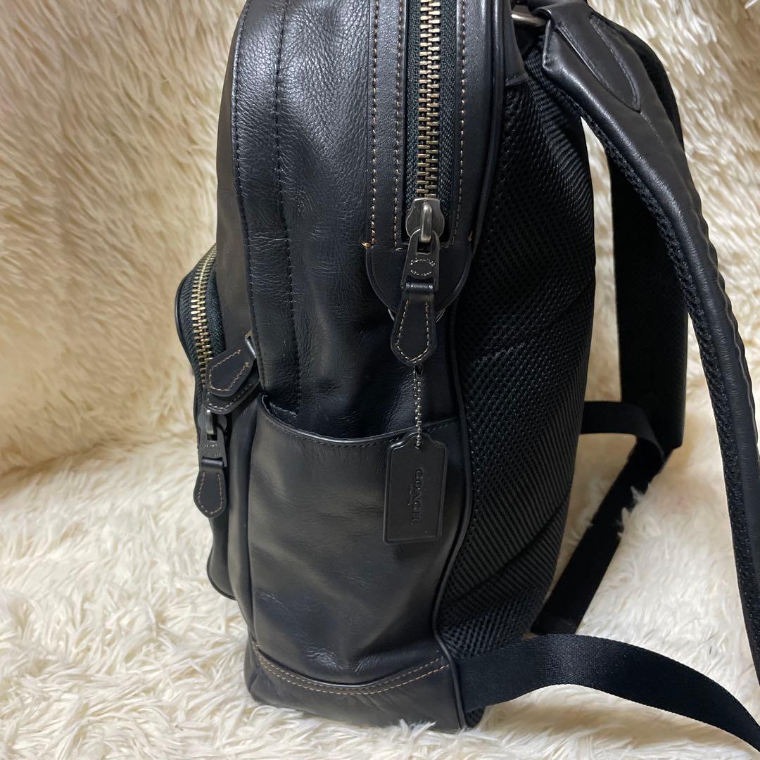 美品 コーチ グラハム リュック 2層式 ビジネス レザー