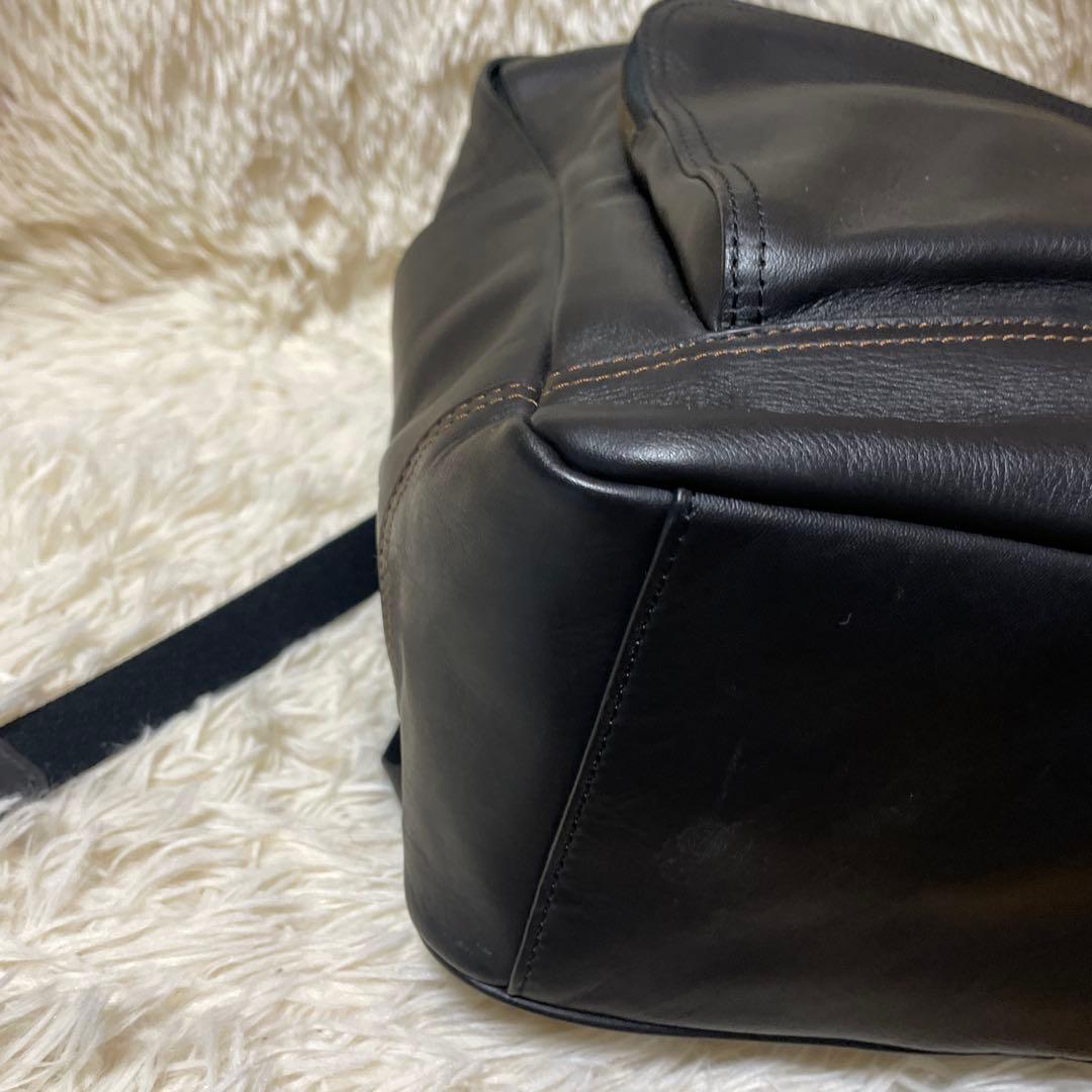 美品 コーチ グラハム リュック 2層式 ビジネス レザー