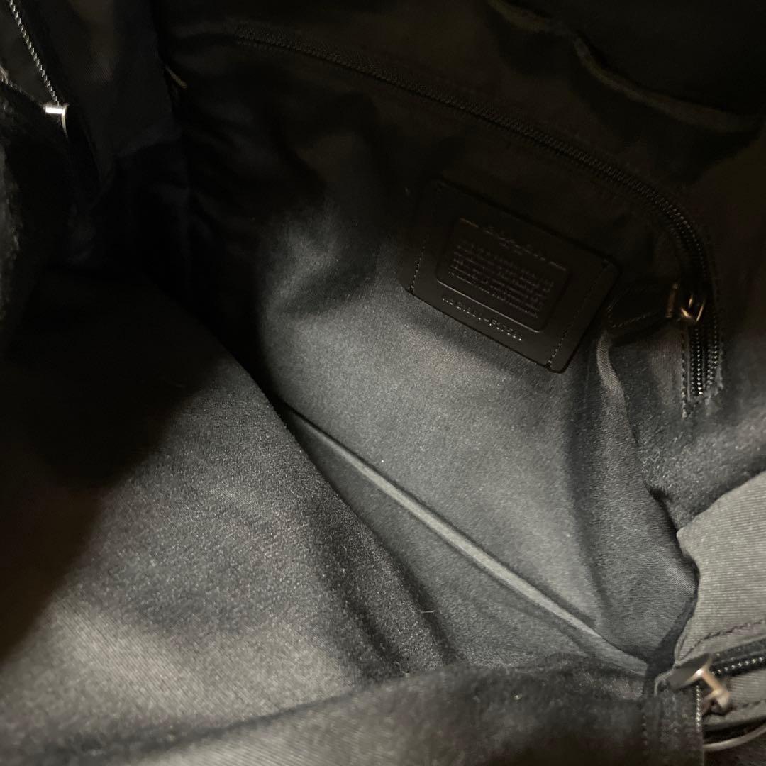 美品 コーチ グラハム リュック 2層式 ビジネス レザー