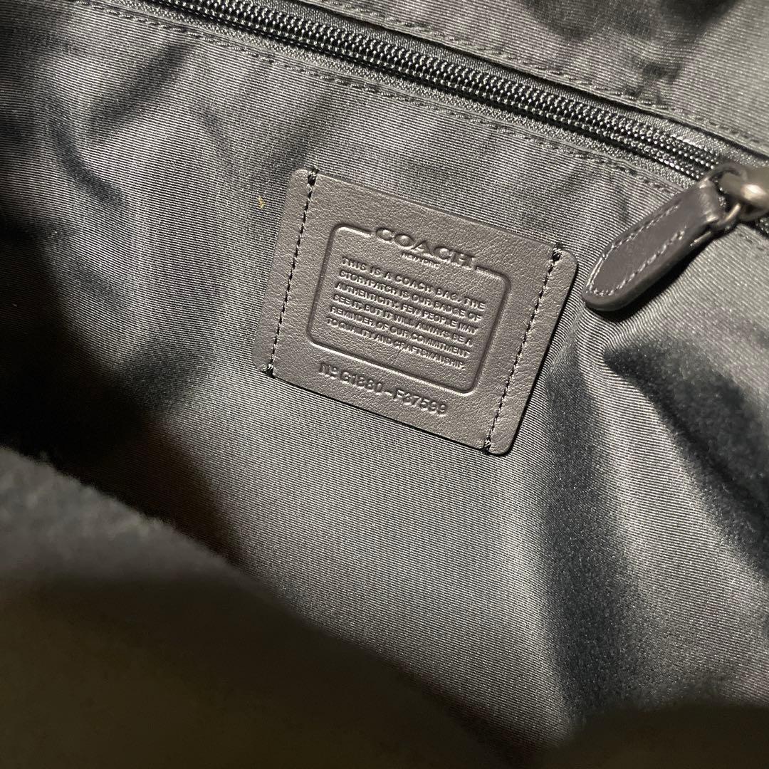 美品 コーチ グラハム リュック 2層式 ビジネス レザー