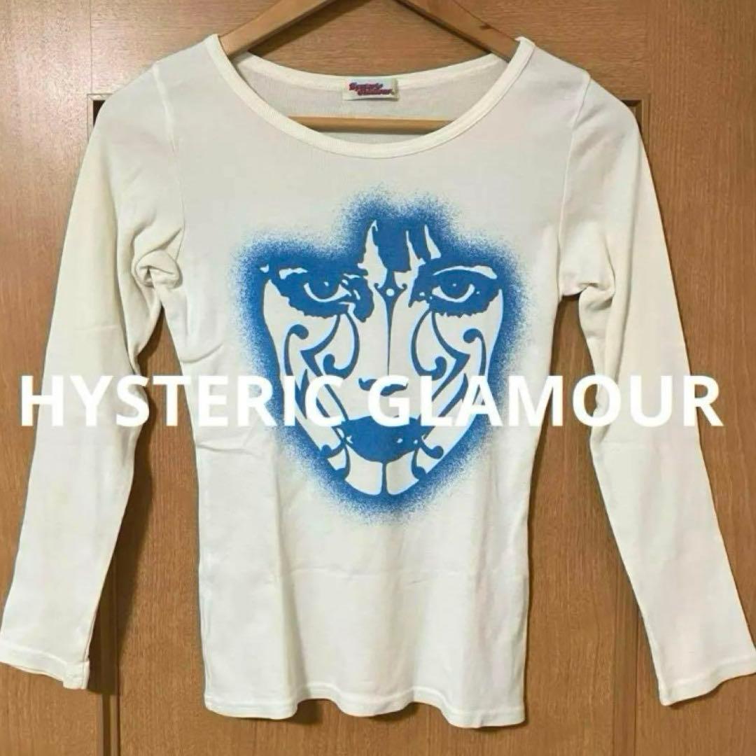 90's HYSTERIC GLAMOUR 総柄 チビT ロンT