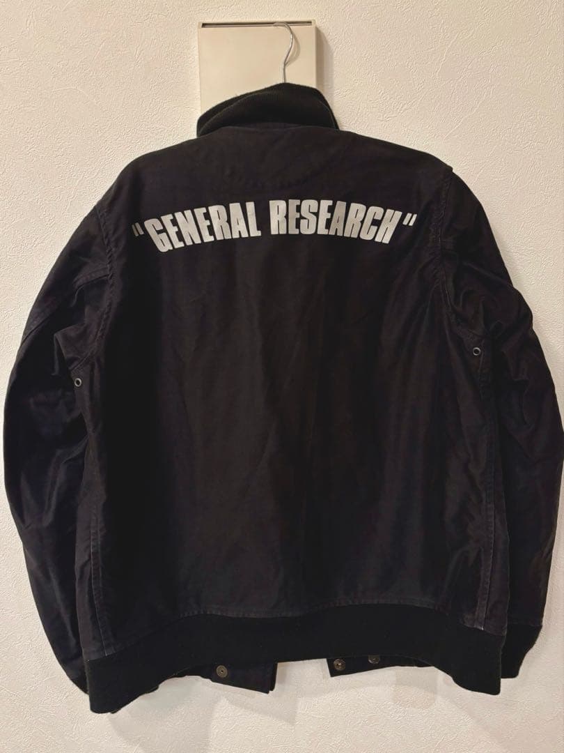 General Research 2000年代 コットンジャケット　背面ロゴ入り