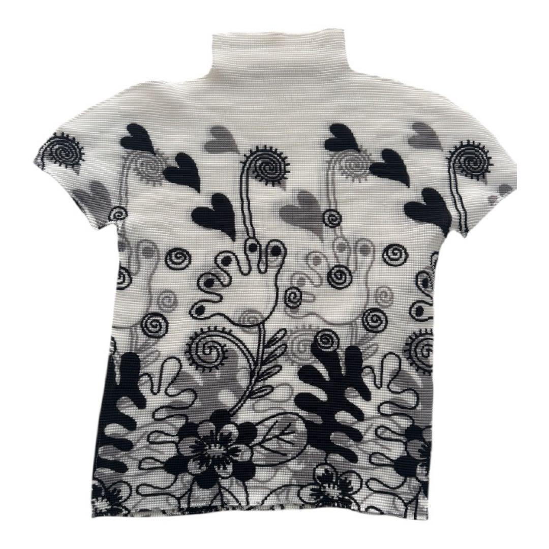 me ISSEY MIYAKE ボックスプリーツ カットソー 半袖