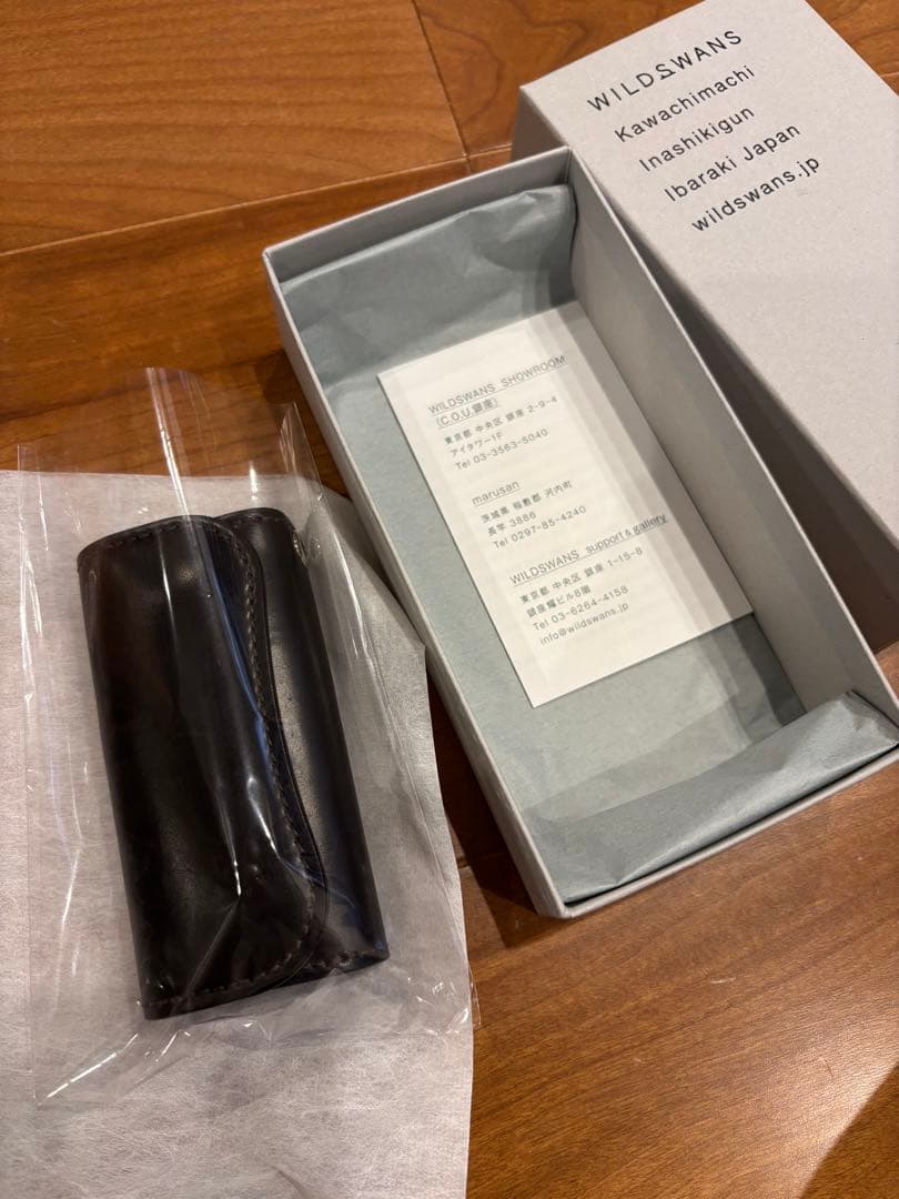 【半額】WILD SWANS / CLIPPER Ⅲ シェルコードバン